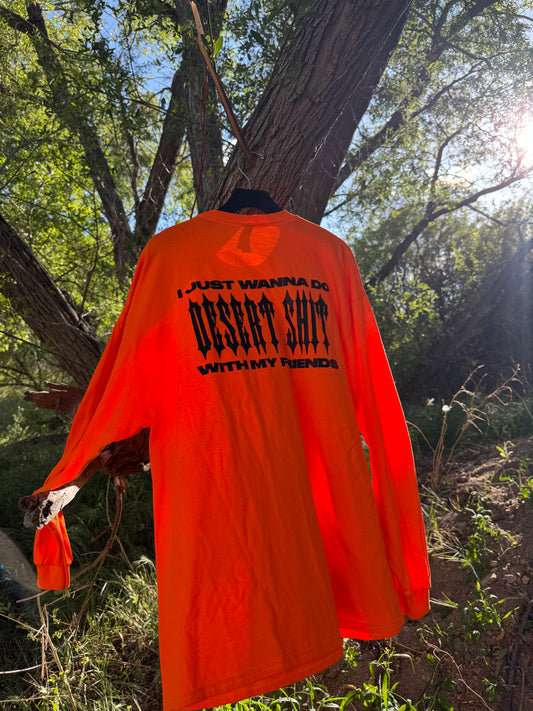 I Just Wanna Hi-Viz L/S Tee