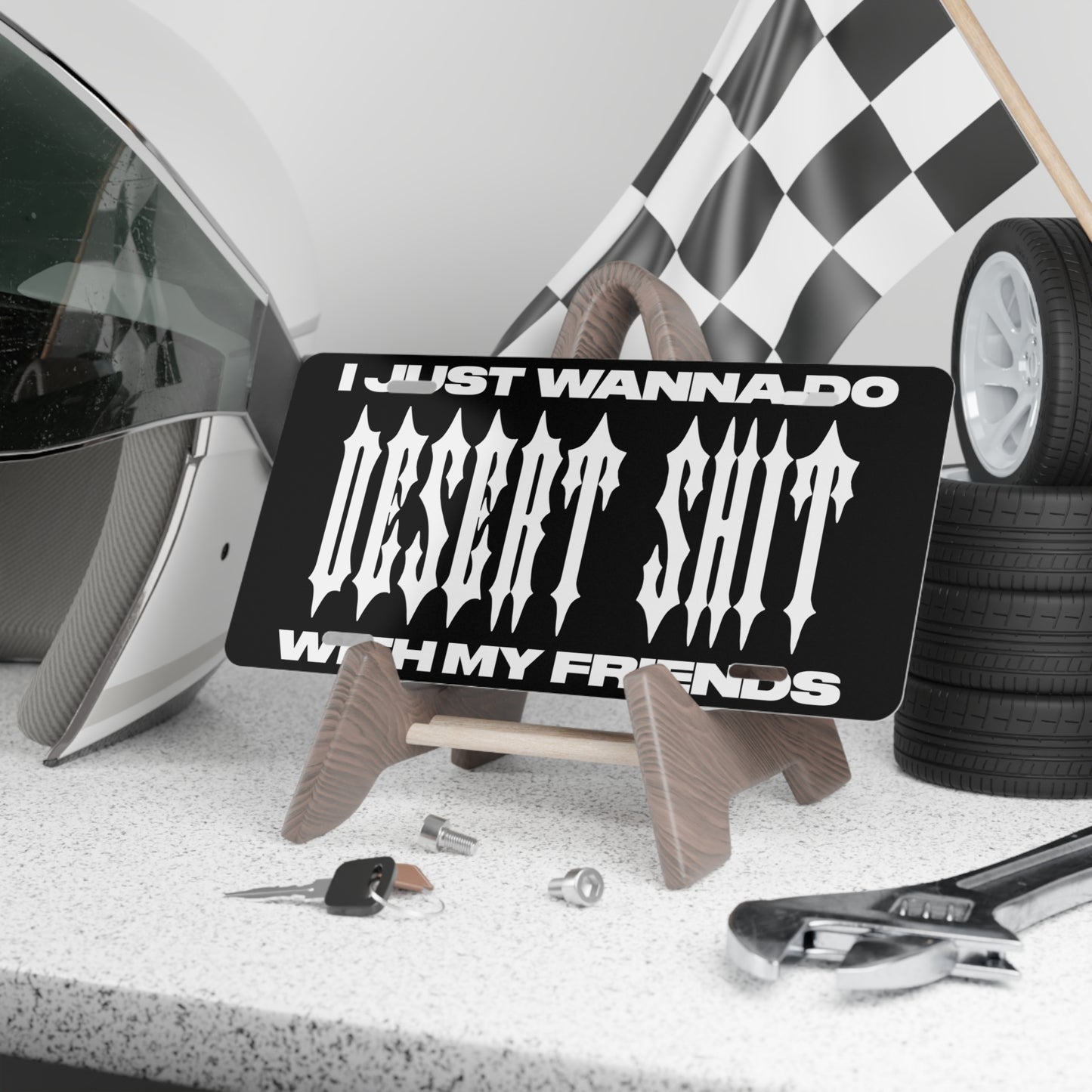 I Just Wanna Vanity Plate